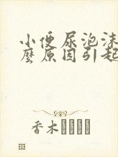 小便尿泡沫多什么原因引起的