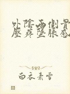 外阴两侧骨头按压疼坠胀感