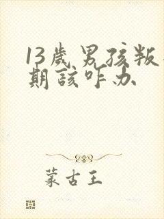 13岁男孩叛逆期该咋办