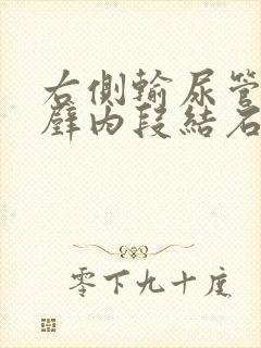 右侧输尿管膀胱壁内段结石怎么办