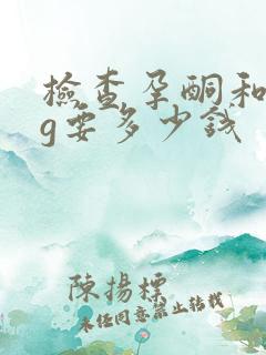 检查孕酮和hcg要多少钱