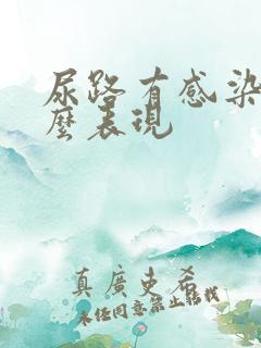 尿路有感染有什么表现