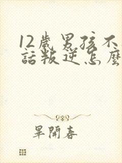 12岁男孩不听话叛逆怎么办