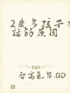 2岁多孩子不说话的原因