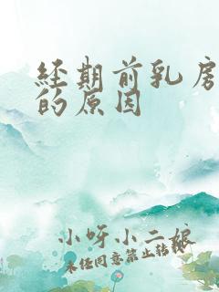 经期前乳房疼痛的原因