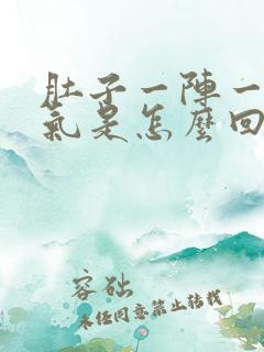 肚子一阵一阵胀气是怎么回事