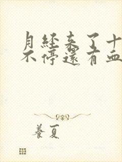 月经来了十几天不停还有血块怎么办