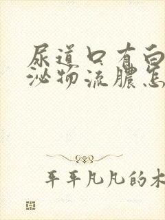 尿道口有白色分泌物流脓怎么治疗