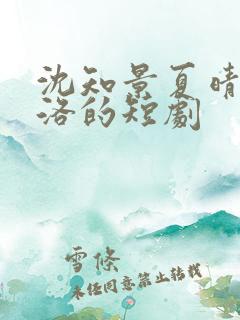 沈知景夏晴白洛洛的短剧