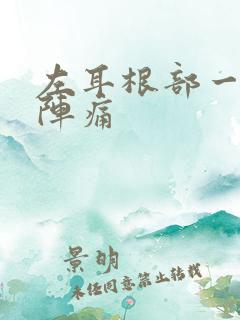 左耳根部一阵一阵痛