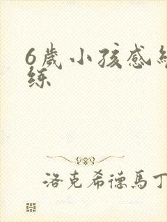 6岁小孩感统训练