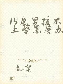 15岁男孩不肯上学怎么办