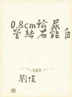 0.8cm输尿管结石能自己排出吗