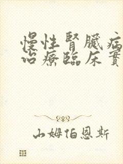 慢性肾脏病营养治疗临床实践指南