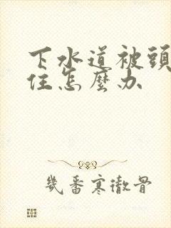 下水道被头发堵住怎么办