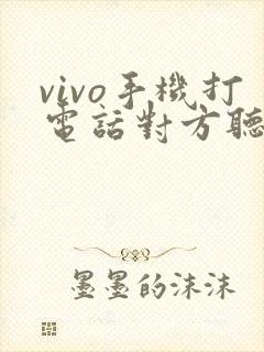 vivo手机打电话对方听不见我声音咋回事