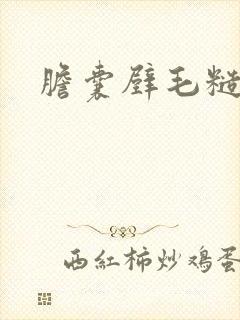 胆囊壁毛糙结晶