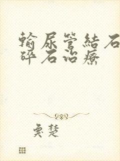 输尿管结石体外碎石治疗