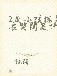 2岁小孩总是半夜哭闹是什么原因