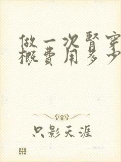 做一次肾穿刺大概费用多少