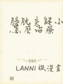 膀胱炎解小便痛,怎么治疗