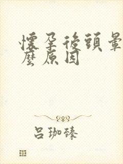 怀孕后头晕是什么原因