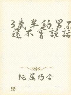 3岁半的男孩子还不会说话