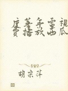 度华年电视剧免费播放西瓜网