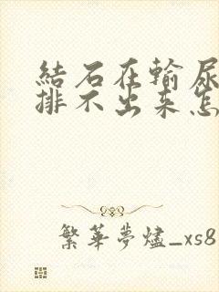 结石在输尿管里排不出来怎么办