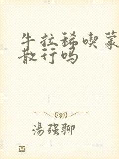 牛拉稀吃蒙脱石散行吗