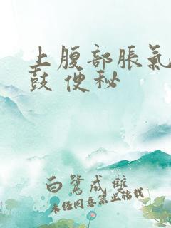 上腹部胀气腹部鼓 便秘