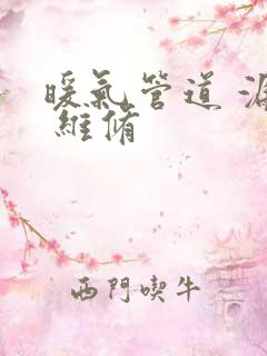 暖气管道 漏水 维修