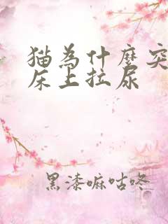 猫为什么突然在床上拉尿