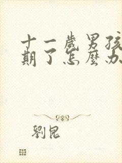 十一岁男孩叛逆期了怎么办