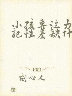 小孩专注力不好记性差缺什么