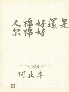 人棉好还是莫代尔棉好