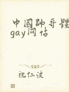 中国帅哥体育生gay网站