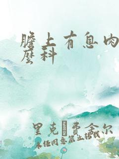 胆上有息肉挂什么科