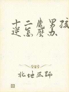 十二岁男孩子叛逆怎么办