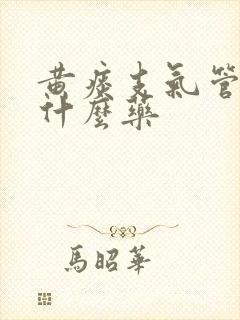 黄痰支气管炎吃什么药