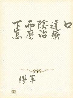 下面阴道口流脓怎么治疗