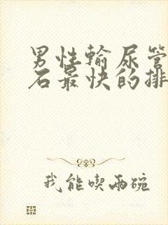 男性输尿管内结石最快的排出方法