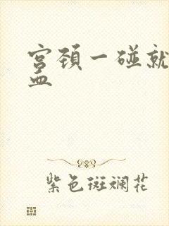 宫颈一碰就 出血