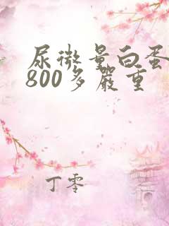 尿微量白蛋白1800多严重