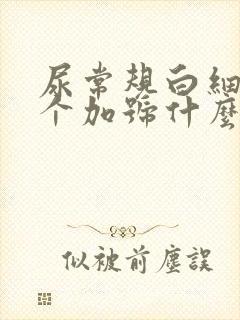 尿常规白细胞3个加号什么意思