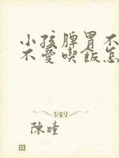 小孩脾胃不好,不爱吃饭怎么调理