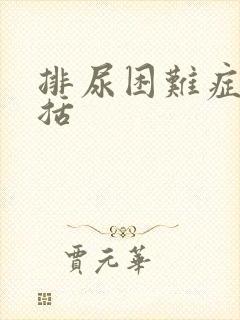 排尿困难症状包括