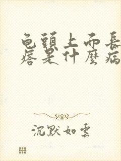 龟头上面长小疙瘩是什么病