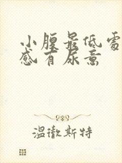 小腹最低处按压感有尿意