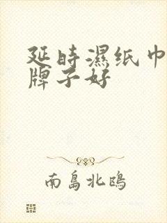 延时湿纸巾哪个牌子好